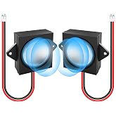 MakerHawk 2pcs Mini Speaker - 3W 8 Full-Range Portable Advertising Speaker Connector (3.3V - 5V)