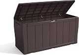 Keter Sherwood Outdoor Storage Box Brown 117 x 45 x 57.5 cm 270 L view 2