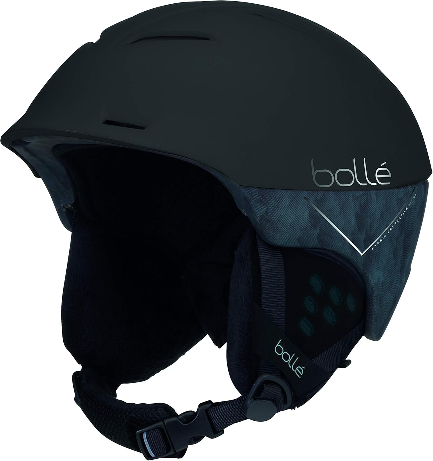 5861cm Bolle Synergy Ski Helmet Matte Black Forest Winter Sports