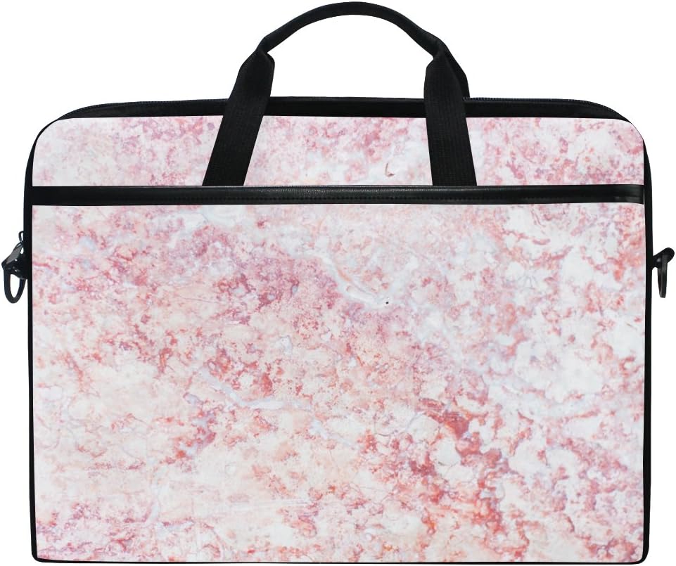 Laptop Case, Pink Marble Pattern Personalised 3D Printed with 3