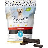 ProDen PlaqueOff Dental Bones for Dogs - Bacon Flavored - 17 oz | Dog Teeth Cleaning Chews for Fresher Breath - VOHC Approved Dental Chews to Reduce Plaque &amp; Tartar - Medium to Large Breeds
