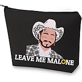 WZMPA Singer Fans Inspired Cosmetic Bag Singer Concert Gift Leave Me Makeup Zipper Pouch Bag Singer Music Merchandise (Leave Me -BL)