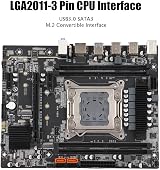 PUSOKEI LGA 2011-3 Motherboard DDR4 Dual Channel M.2 NVMe SATA NGFF Gigabit NIC view 2