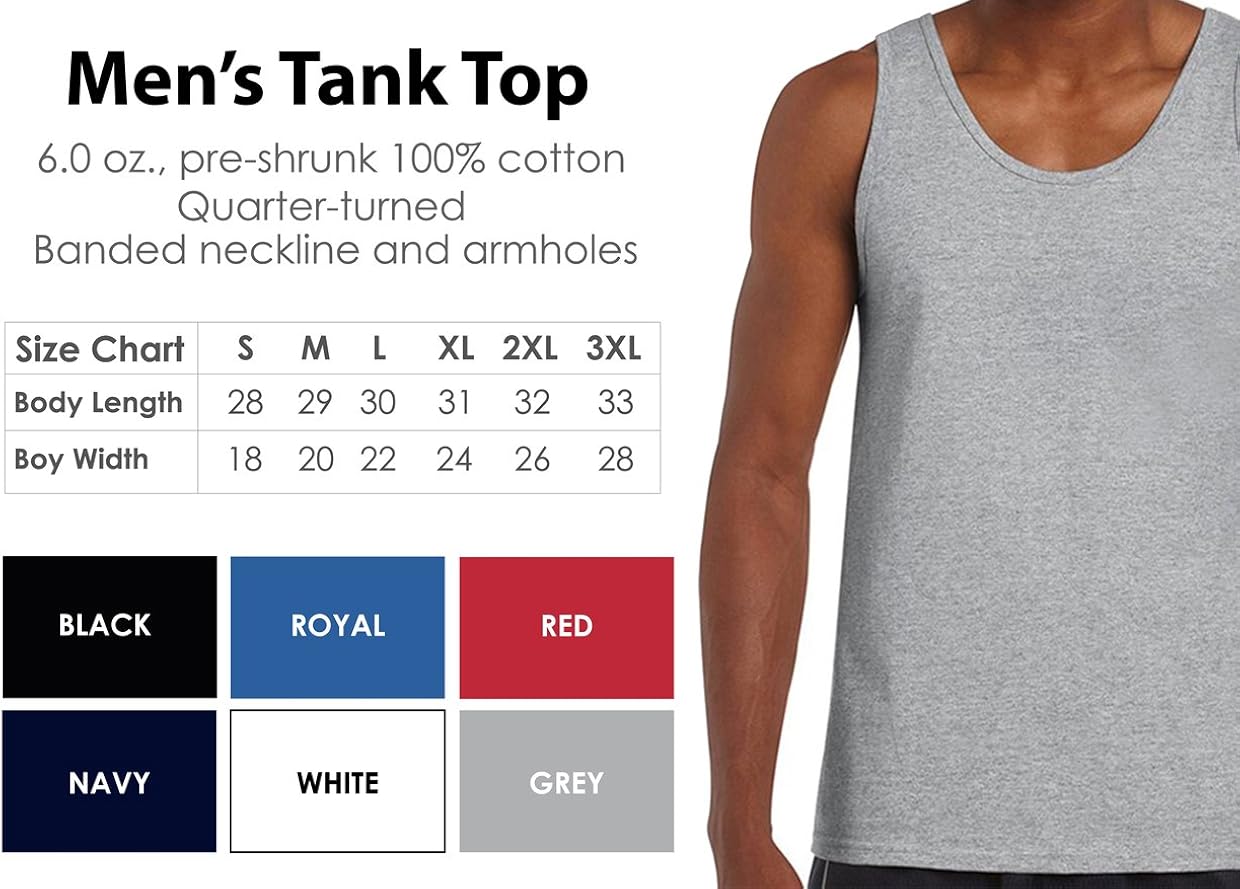 Awkward Styles Men's American Flag Distressed Tank Top 4th July Tank USA: Clothing