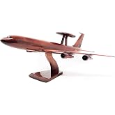 E3 AWACS Airplane Wood Model