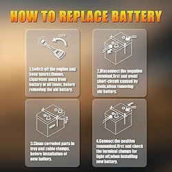 12V BCI Group 47 LiFePO4 Lithium Car Battery 600CCA