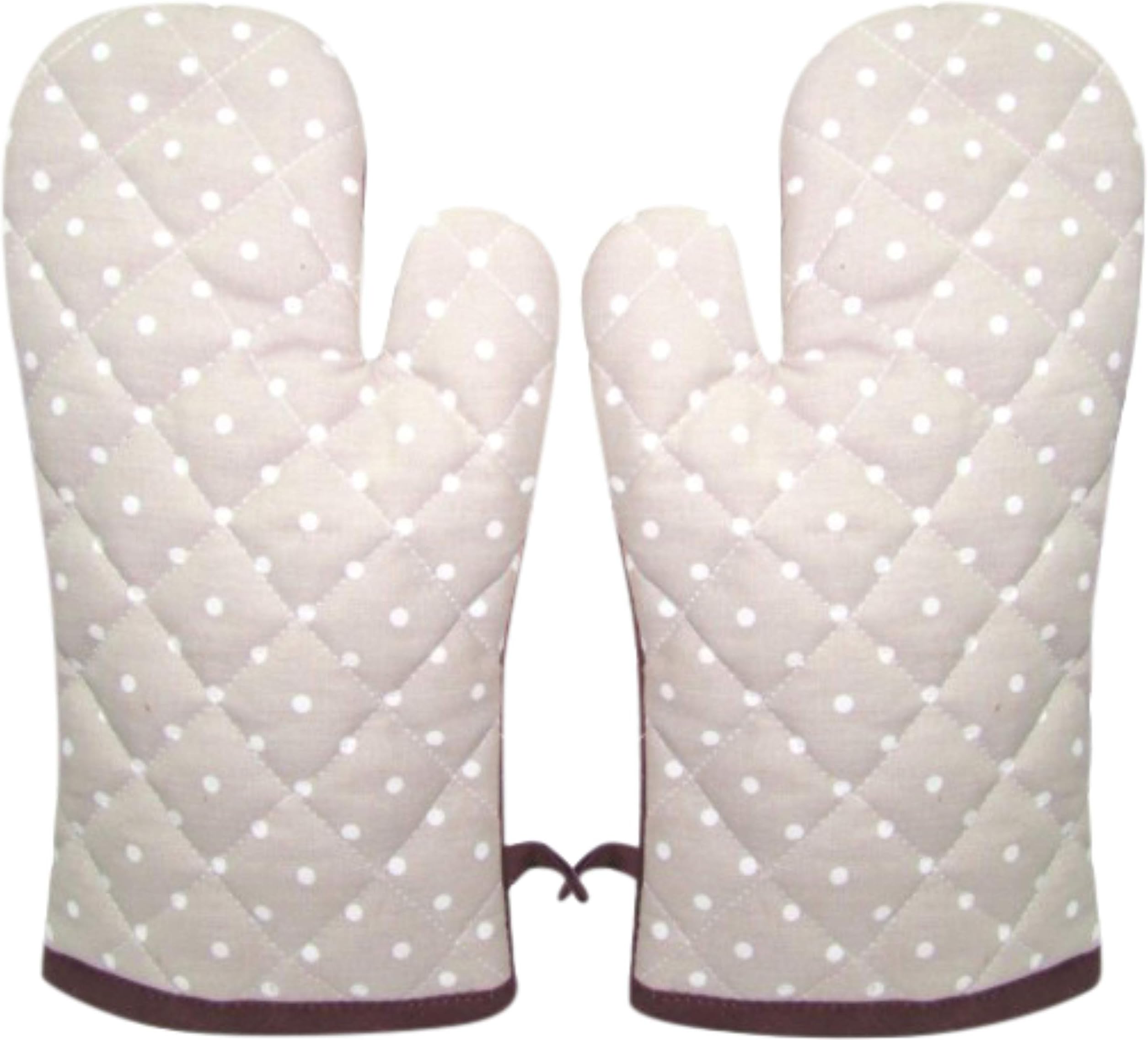 MYCART: 100% Cotton Padded Oven Gloves Heat Proof (Pack of 1pair)