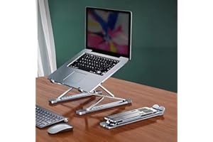 1Pcs Aluminum Alloy Dual-Layer Adjustable Stand for Laptop, Laptop Stand for Enhanced Cooling