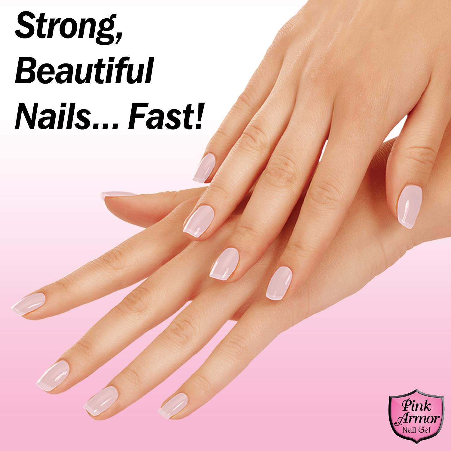 Ontel Armor Nail Gel, Pink, 0.45 Fl Oz, As Seen on TV - Image 5