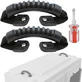 Terixe 2 Packs Handle Replacement for Kennel, Replace Worn or Damaged Handles on Kennel or Water Hole, Compatible with Ruffland Kennel