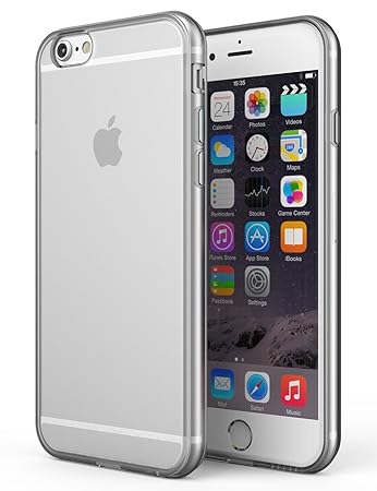 iPhone 6 / 6s Case, SDTEK iPhone 6 / 6s [CLEAR GEL] Premium Transparent Soft Case [Silicone TPU] Cover [Bumper]