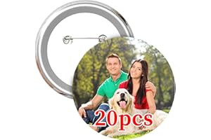 YZPPDHFC Custom Pins, Personalized Buttons, Pin 20, 100, 200, 500 PCS Customized, Gift Customizable Pin with Logo