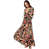 Petal & Pup Womens Ruana Maxi Dress