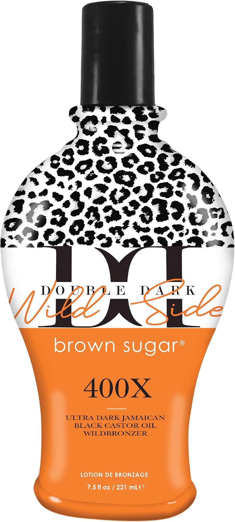 Brown Sugar Tan Inc Double Dark Wild Side 400X Jamaican Black Bronzer 221ml