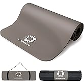 Primasole 1/2 Thick Exercise Mat with Carry Strap & Case Mat for Yoga Pilates Fitness at Home and Gym 72" L x 24" W