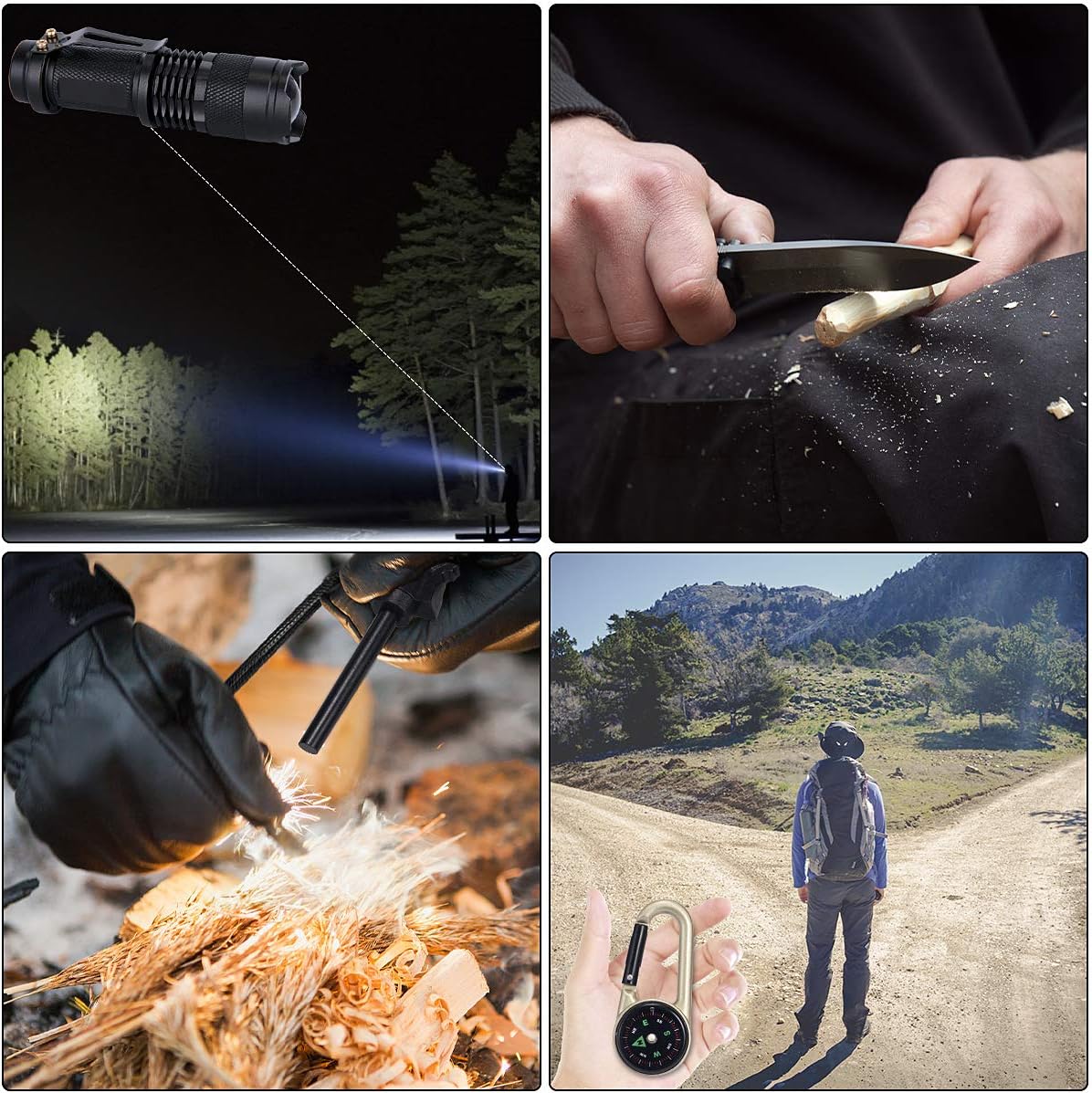 Survival First Aid Kit Molle System Compatible Outdoor Gear Emergency Kits Trauma Bag for Camping Boat Hunting Hiking Home Car Earthquake and Adventures: Health & Personal Care