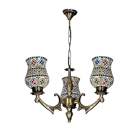 Lalhaveli Living Room Decorative Metal Fitting Multicolor Mosaic