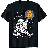 Wowsome!Crypto Bitcoin Shirt Funny HODL BTC Astronaut Crypto Trader T-ShirtOEKO-TEX STANDARD 100