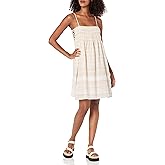 Lucky Brand Womens Lucky Brand Women's Printed Smocked Mini Dress