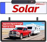 AUTO-VOX Solar Wireless Reversing Camera Kit 7.2” HD Split Screen 1080P view 1