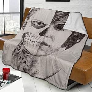 Amazon.com: Meikosks Evan Peters Flannel Fleece Throw ...