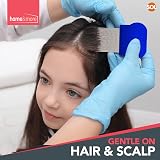 SOL 2pk Head Lice Combs Metal Nit Comb with Micro Precision Teeth view 4