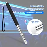 Vicloon Telescopic Teaching Pointer 1m 7-Section Stainless Steel Handle Lanyard view 5