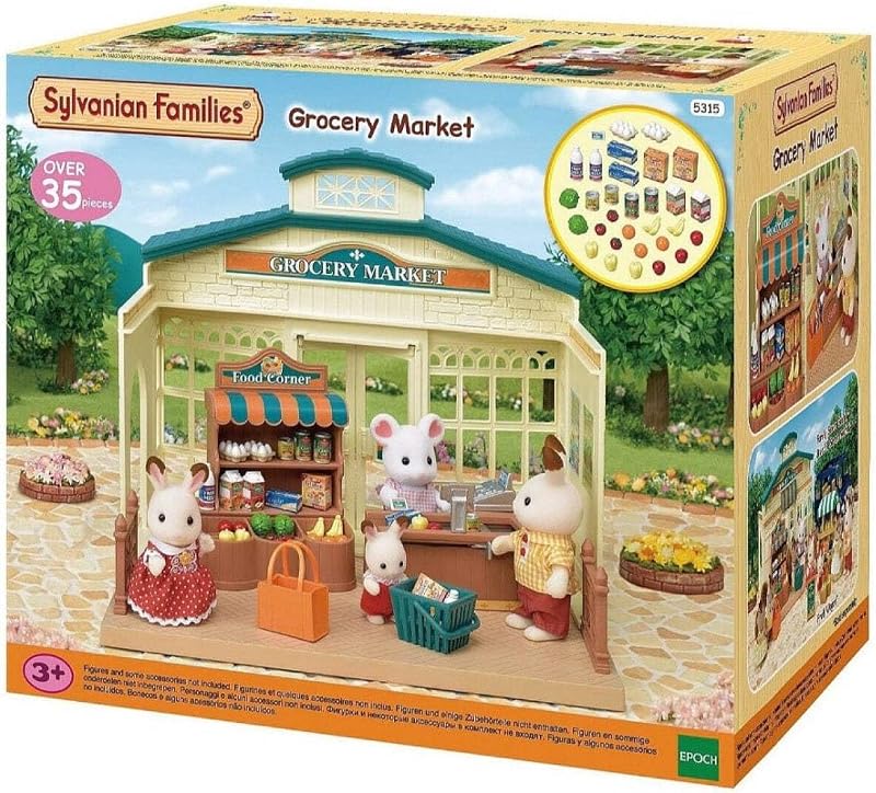 Sylvanian Families Grocery Market Dollhouse Playset 5315 30