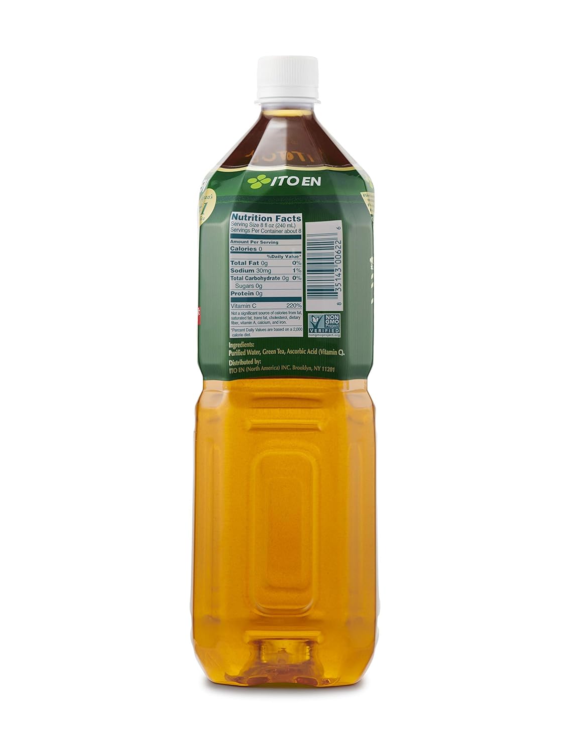 Ito En Oi Ocha Green Tea, Unsweetened, 16.9 Fluid Ounce (Pack of 12), Unsweetened, Zero Calories, with Antioxidants, Excellent Source of Vitamin C : Bottled Iced Tea Drinks : Grocery & Gourmet Food