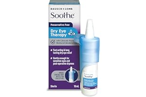 Soothe Preservative Free Eye Drops for Dry Eyes, Moisturizing & Comforting, Suitable for Sensitive Eyes, for Daily Use, 10mL