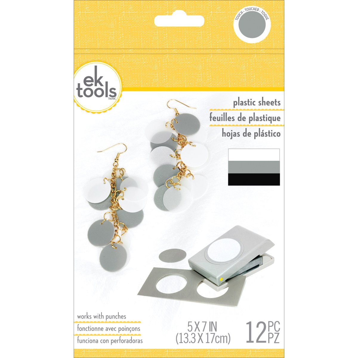 EK Success Plastic Basics Sheets, Multi-Colour