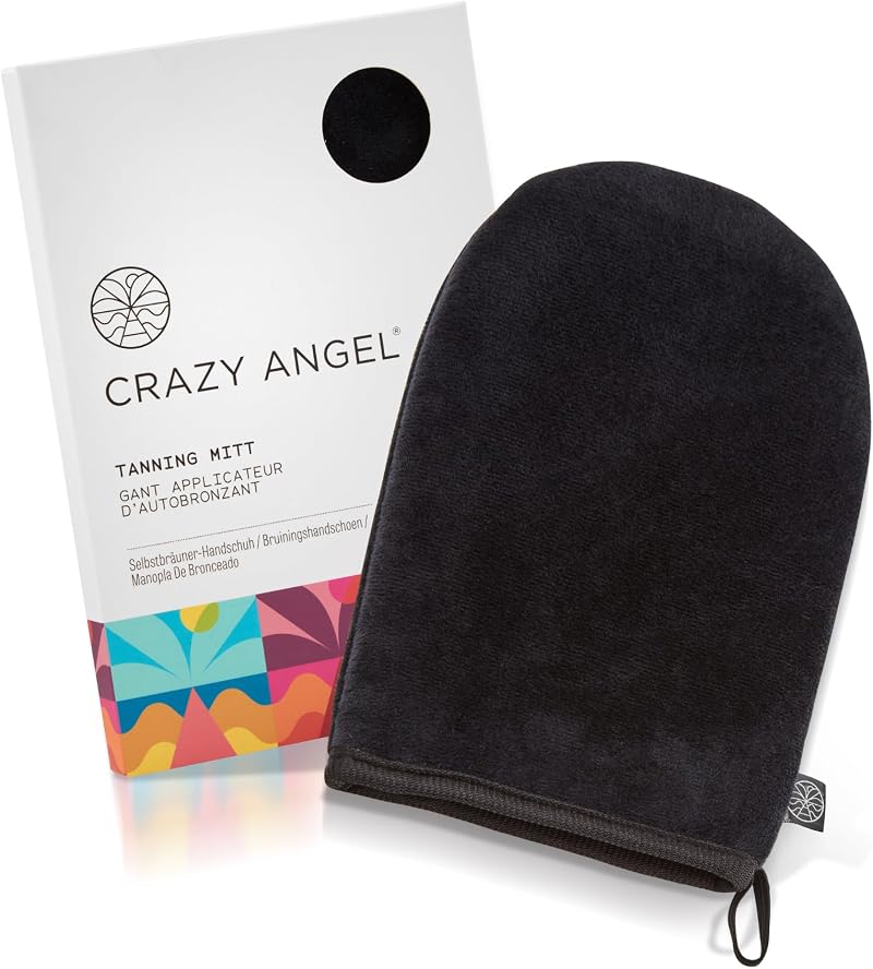 Crazy Angel Double-Sided Fake Tan Applicator Mitt Velour Tanning Mitt