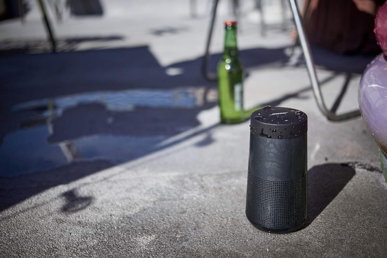 The Bose SoundLink Revolve, the Portable Bluetooth Speaker with 360 Wireless Surround Sound, Triple Black: Home Audio & Theater