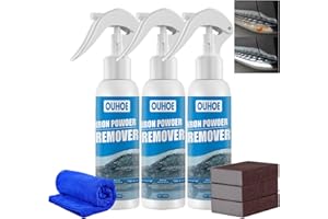 KCRPM OUHOE Iron Powder Remover, 2024 New 100ml Car Rust Remover Spray Metal Surface Chrome Paint Car Cleaning, For Rust Removal of Various Metals (3SETS)