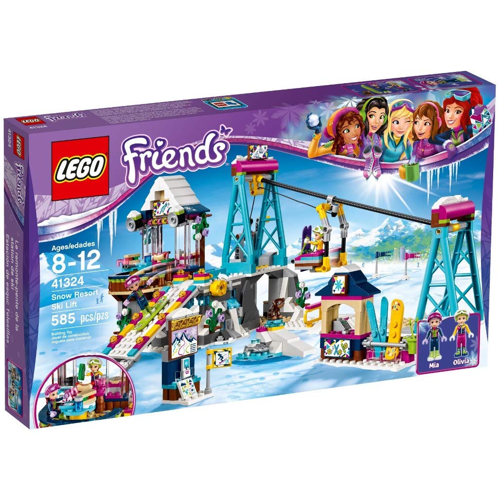 LEGO UK 41324 Snow Resort Ski Lift Construction Toy
