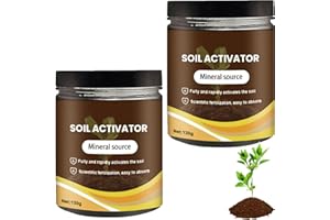 Soil Activator, Organic Soil Activator Treasure & Plant Fertilizer for Raised Garden Beds, Potting Mix, and Seedling Compost,