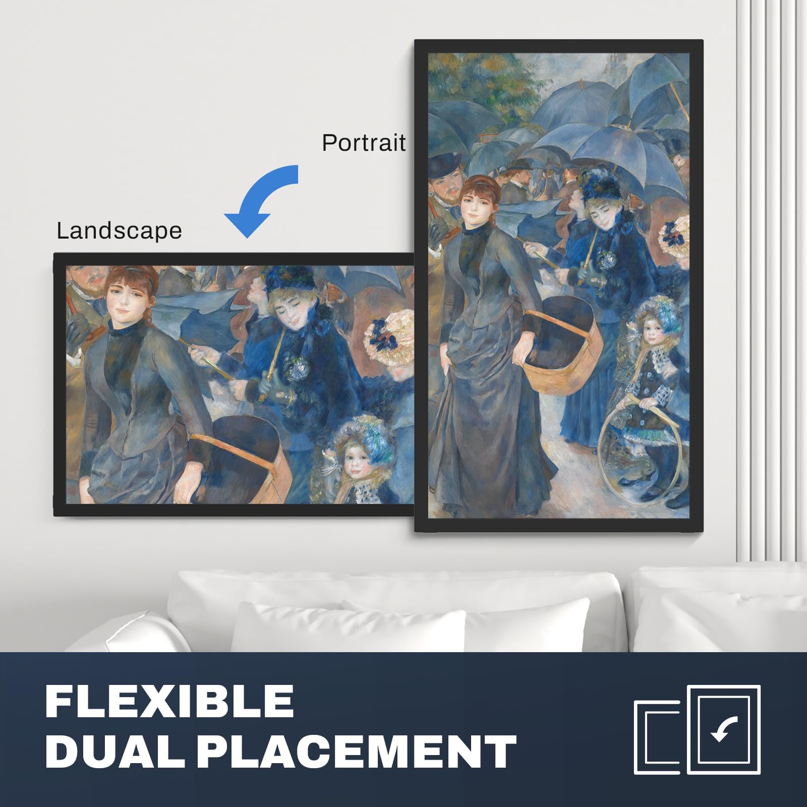 Arktronic 21.5 Inch 64GB Extra Large WiFi Digital Picture Frame