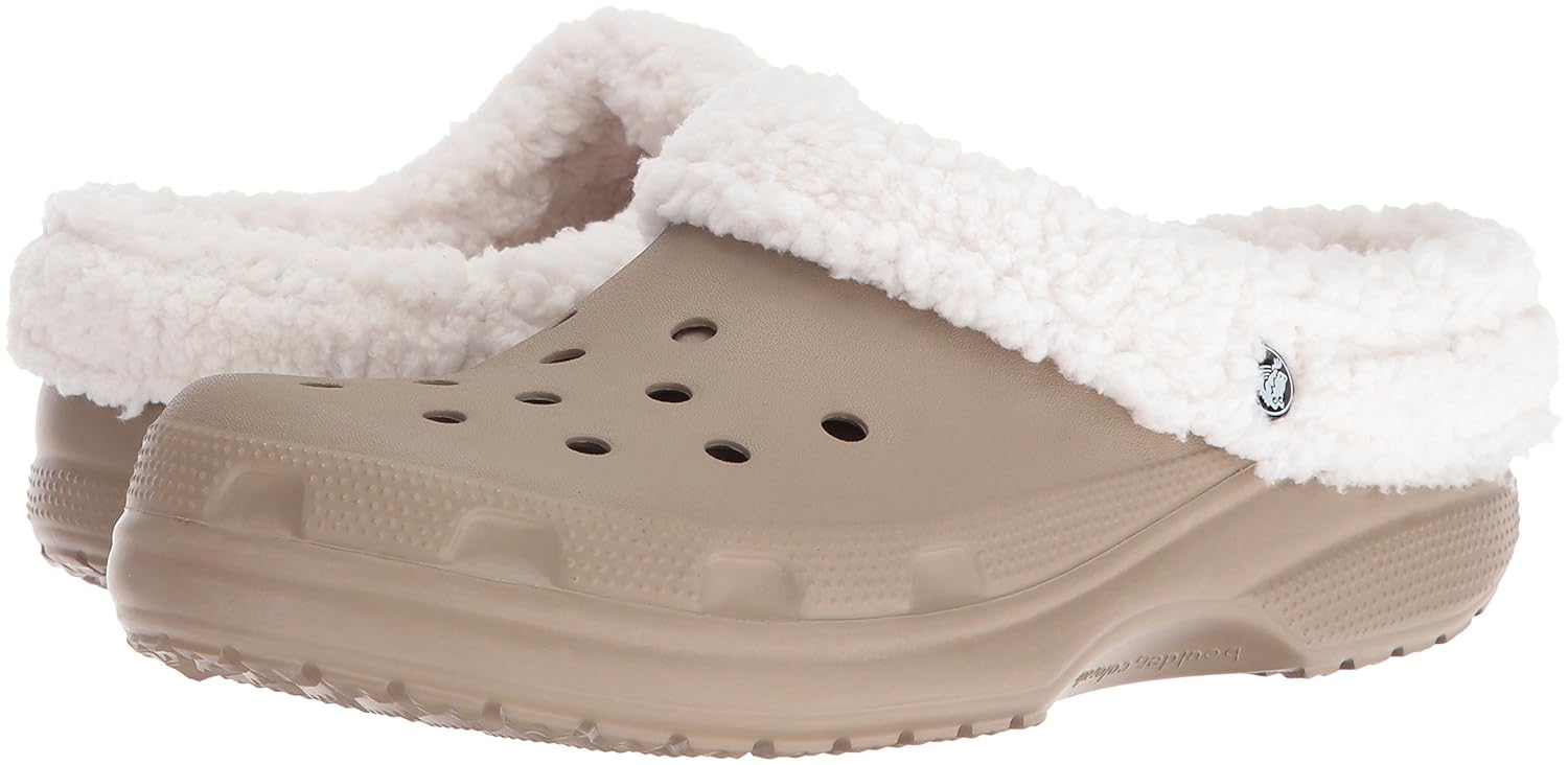 crocs unisex classic mammoth lined clogs and mules