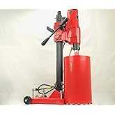 BLUEROCK 10Z1RB 10" inch Concrete Core Drill, 110V 2600W 2-Speed Diamond Core Drilling Machine with Rolling Base Stand, 460/900 RPM for Concrete, Rebar, Asphalt &amp; Masonry