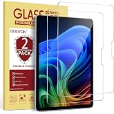 OMOTON 2 Pack Screen Protector for Microsoft Surface Pro 12 inch 2025 | 9H Hardness Tempered Glass, Case Friendly, Surface Pen Compatible