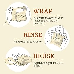 Bee's Wrap Beeswax Wraps for Food - Honeycomb Cut