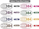 Stickers Limited Personalised Wheelie Bin Stickers Pack 4 150x100 mm view 3