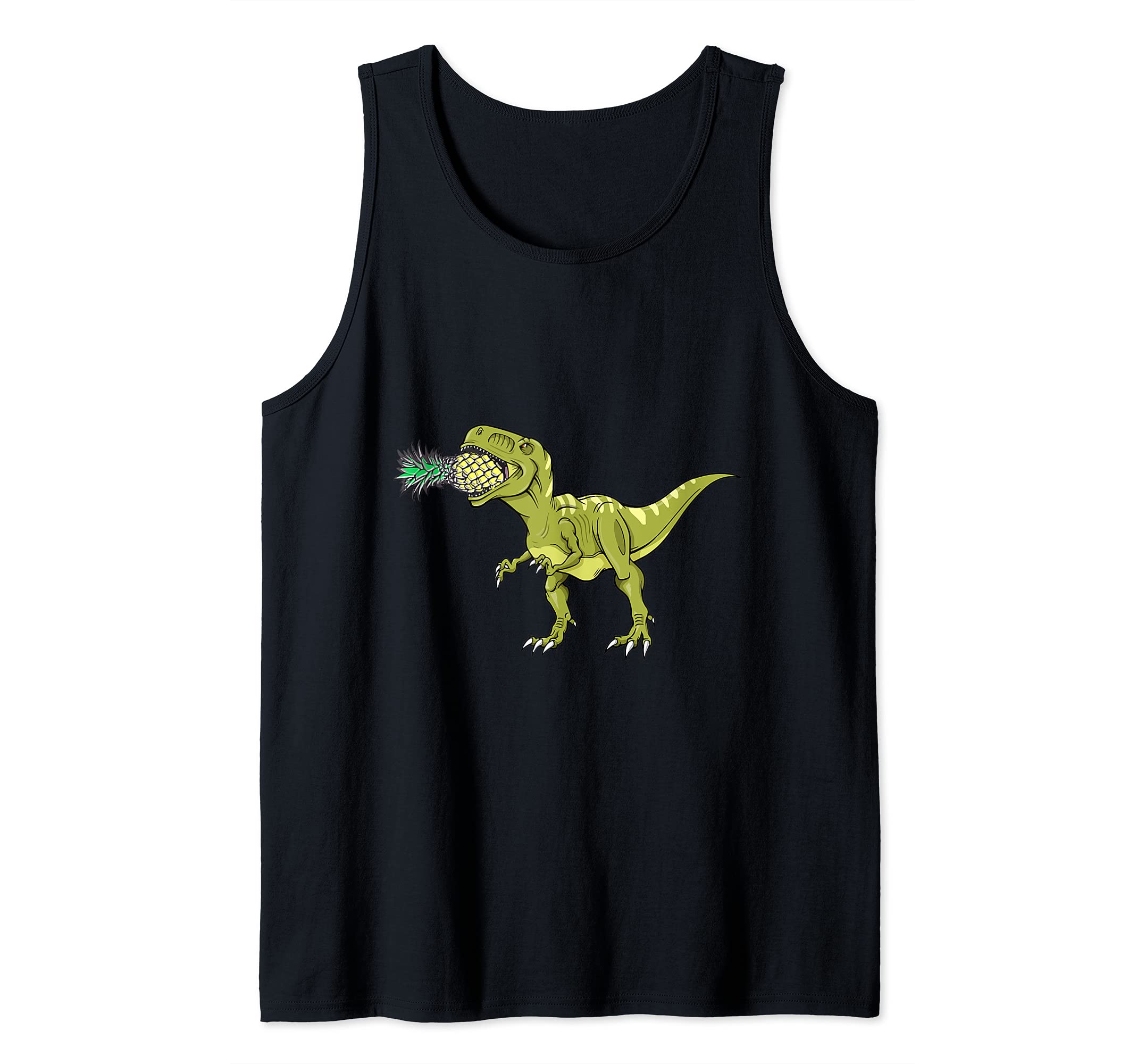 Dino Pineapple Dinosaur Pineapple TRex Pineapple Summer Tank Top