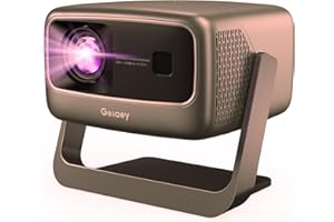 [High ANSI/Official-NetfIix/360°Stand] Outdoor Projector 4K with WiFi and Bluetooth, Auto Focus, Auto Keystone 4K Projector N