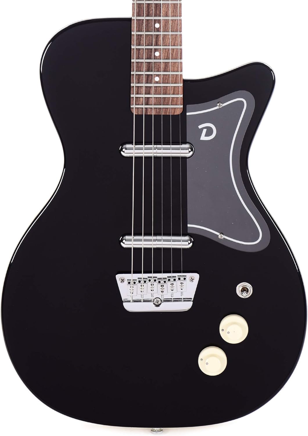 Amazon Com Danelectro Jade 57 Limo Black Musical Instruments