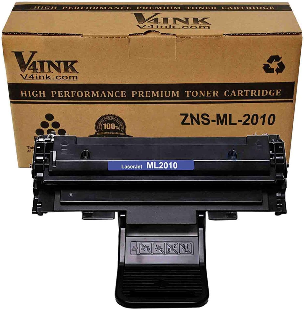 V4INK 1 Pack New Compatible Samsung ML2010 (ML1610) Toner Cartridge