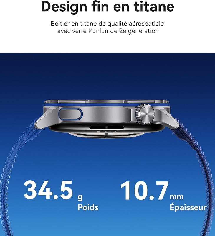 Watch GT Runner 2 Montres connectées, Jusqu'à 14 Jours, Bleu
