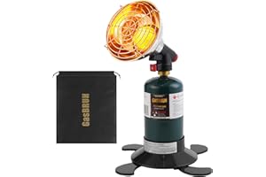 GasBRUH Upgraded 6800BTU Camping Heater Propane, Portable Propane Heater with Igniter,Outdoor Wireless for Camping,Hunting,Fishing,Patio, RV (TANK not included)