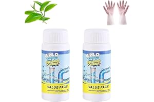 QCWRJP Wild Tornado Sink and Drain Cleaner, World Tornado Drain and Pipe Cleaner, Dodorado Powerful Drain Cleaner, World Quick Pass Sink & Drain Cleaner, Fast Foaming, for Kitchen and Pipes Cleaning(2PCS)