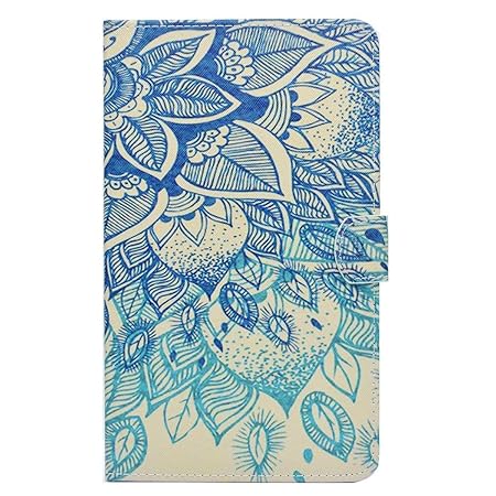 MoreChioce kompatibel mit Samsung Galaxy Tab 3 Lite T110 Hülle,kompatibel Galaxy Tab 3 Lite Hülle Case, Klappbar Etui Bunt Sc